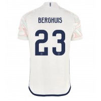 Fotbalové Dres Ajax Steven Berghuis #23 Venkovní 2023-24 Krátký Rukáv